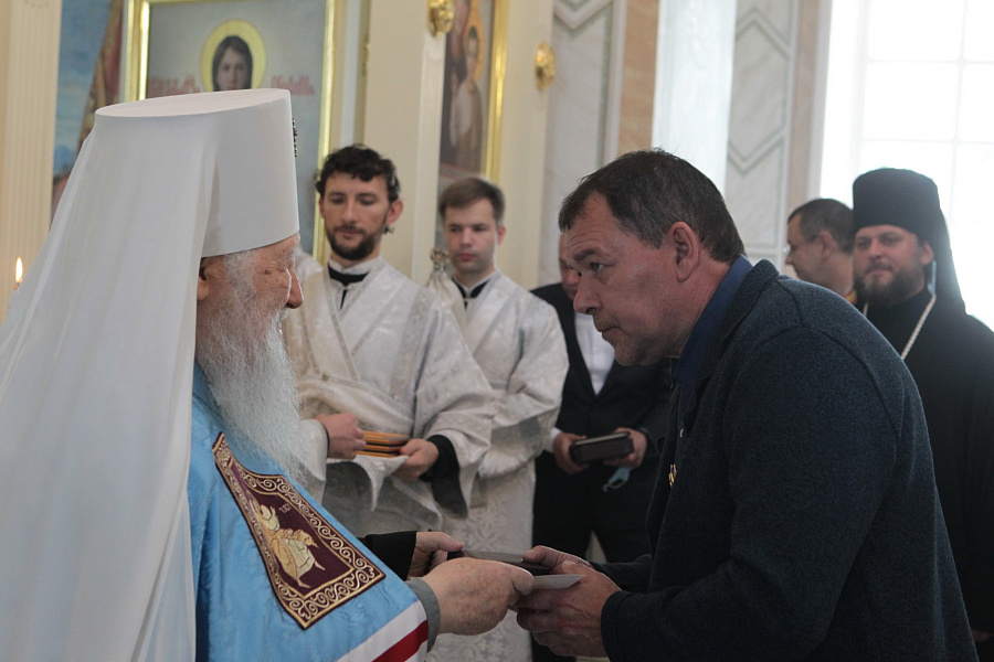 Великое освящение Казанского храма села Дединово